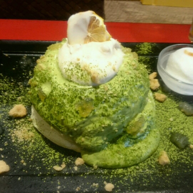 抹茶とレモンのパンケーキ(Riz Labo Kitchen)