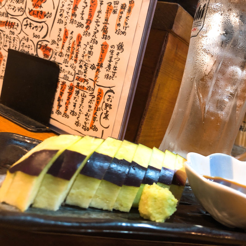 水なすのお刺身(立呑み居酒屋牡丹 3号店 )