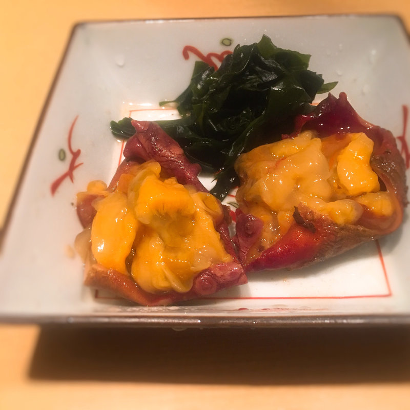 ホヤの刺身(手打蕎麦 ごとう)