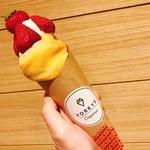 あまおうクレープ(YORKYS Creperie)