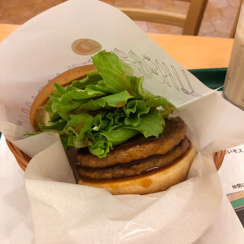 ダブル テリヤキバーガー(モスバーガーおおとりウイングス店)