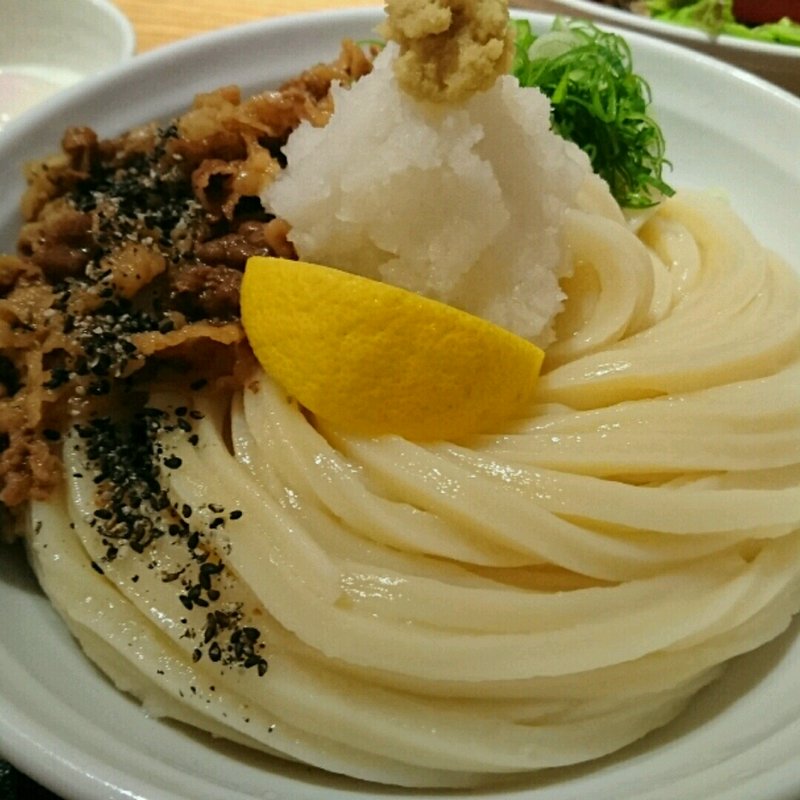 肉玉ぶっかけ(大盛り)(うどん居酒屋 江戸堀)