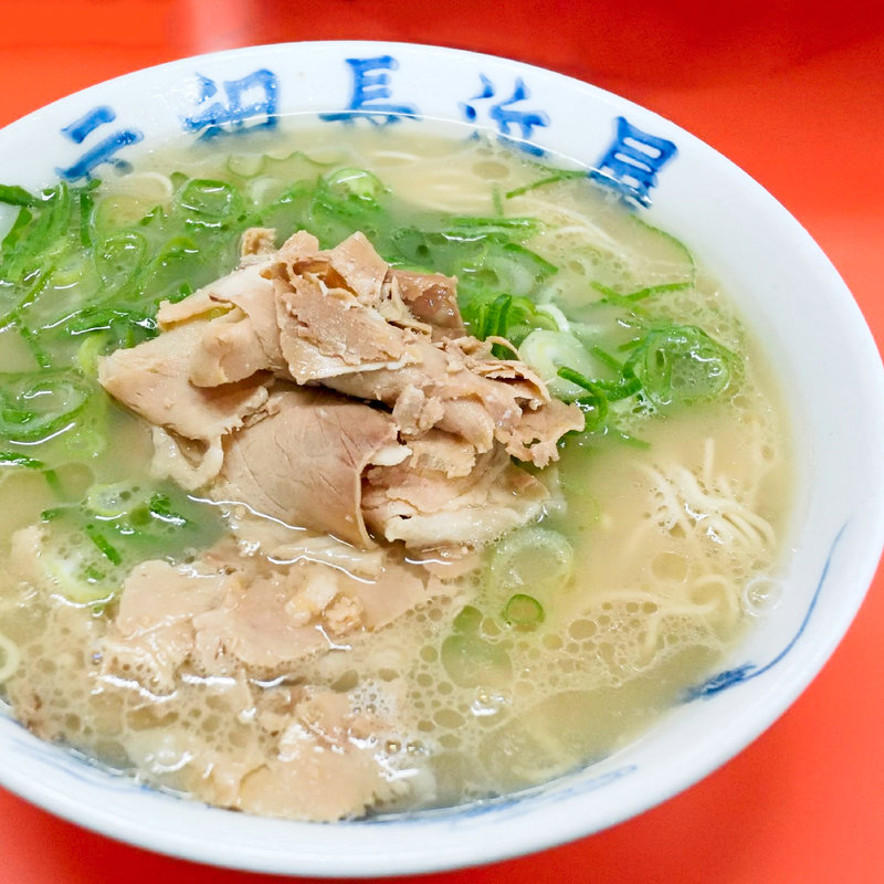 肉ラーメン（ラーメン+替肉）(元祖長浜屋)