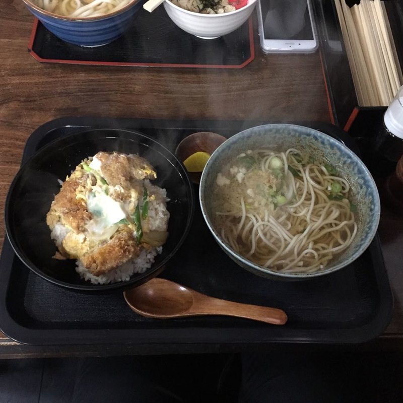 カツ丼そばセット(末広庵)