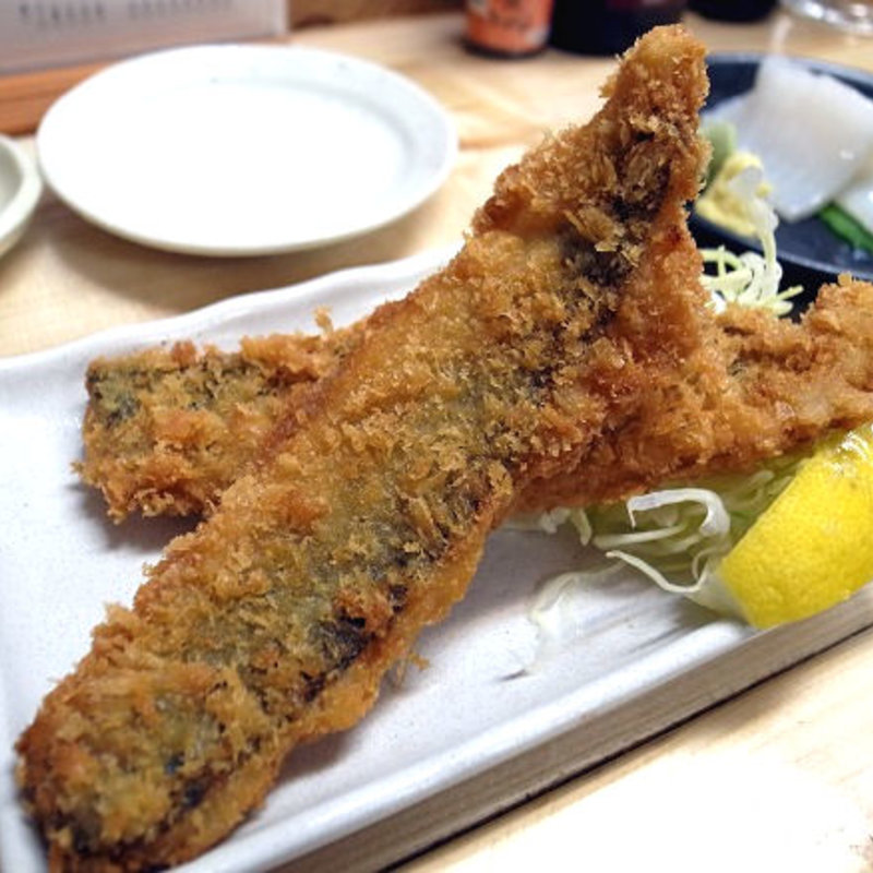 ホッケのフライ(たこといかのでん)