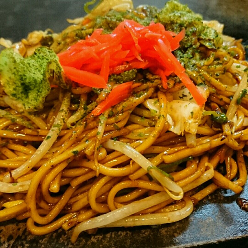 豚やきそば(ダブル)(広島風お好み焼き ゆうか)