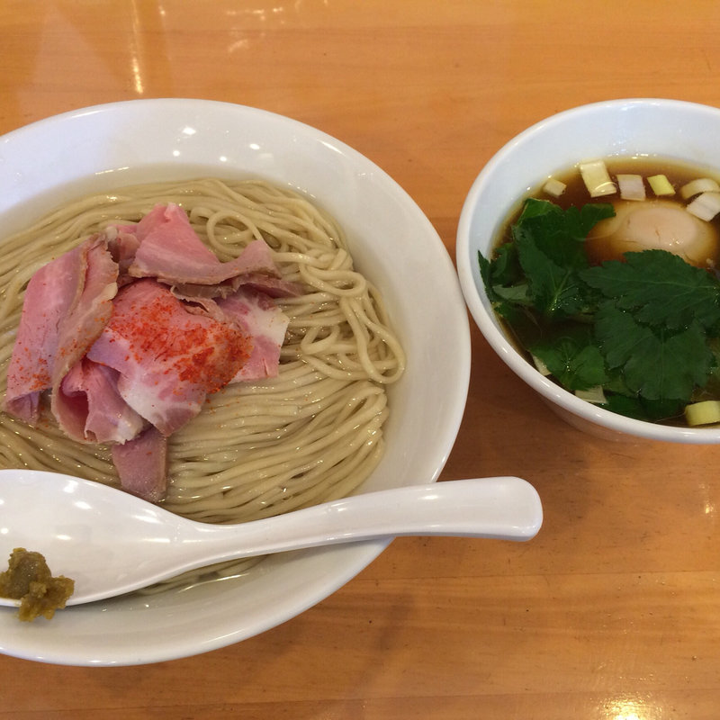鶏と豚のつけ麺(はや川)