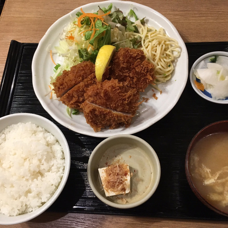 上ヒレカツ定食(かつ善)