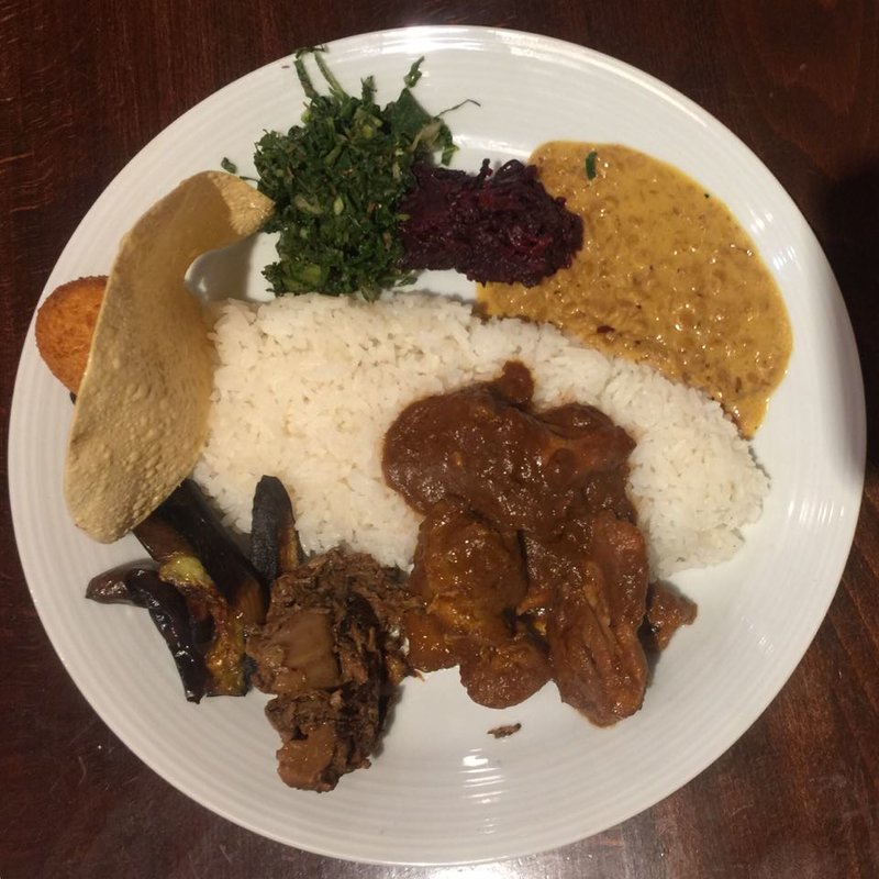 スリランカプレート(お招き屋 ディデアン 門前仲町)