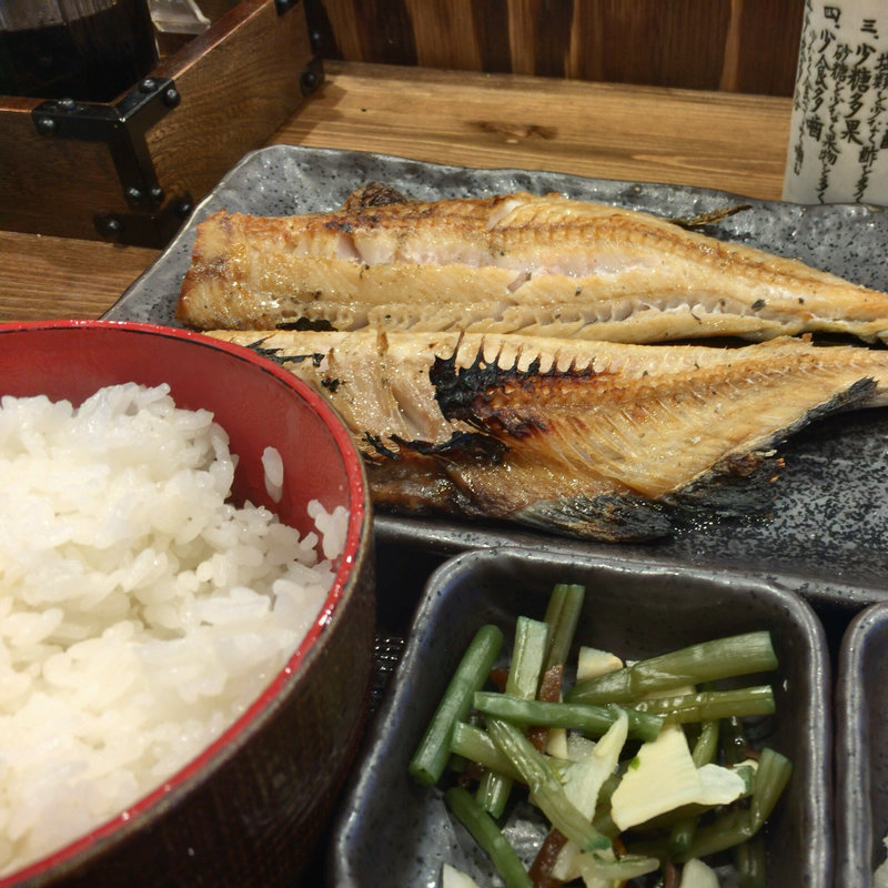 ほっけ定食(しんぱち食堂 蒲田店)