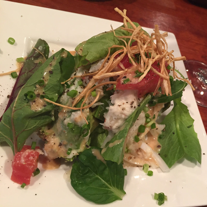 アボカドとズワイカニのサラダ(ガンジュウヤ （GANJUUYAA）)