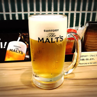 生ビール(博多 かわ屋 大井町店)