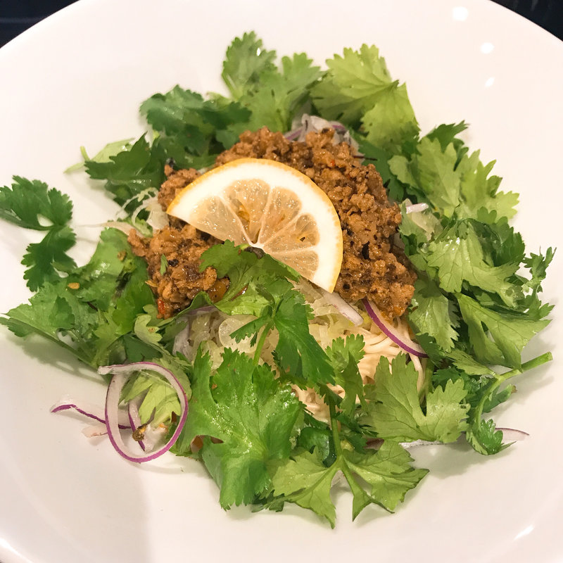 汁なし担々麺(細麺)(たんぽぽ )