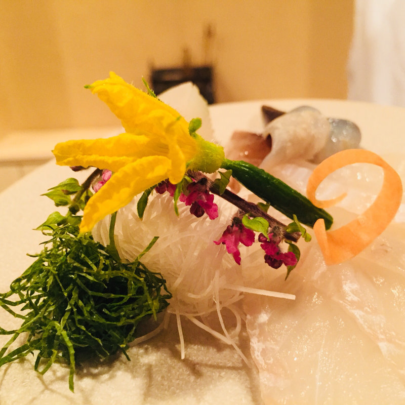 北海道産活締め真子鰈(料理 澤)