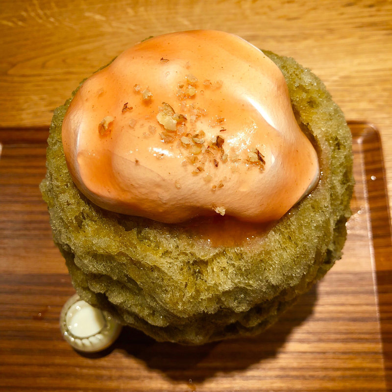 ほうじ茶onみたらしクルミちゃん(氷屋ぴぃす )