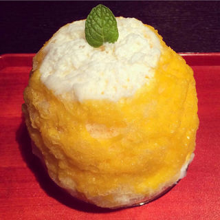 和歌山みかんレアチーズ(かき氷喫茶 バンパク )