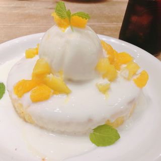 ココナッツヨーグルトパンケーキ(アクイーユ 横浜店)