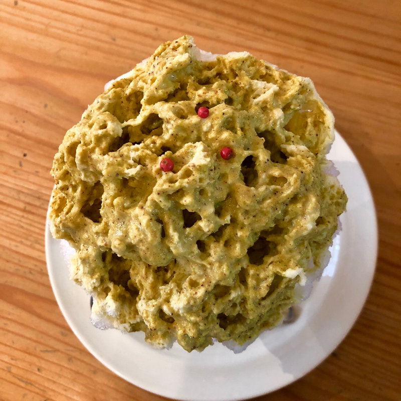 ピスタチオミルクにラズベリー(ねいろ屋 )