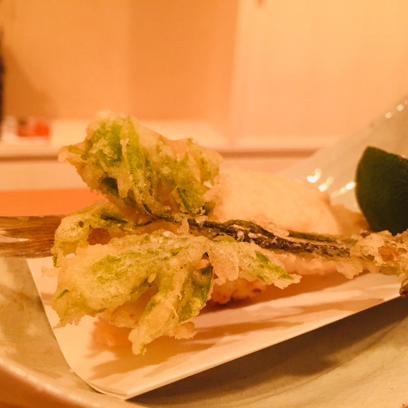 こしあぶらの天婦羅(料理 澤)