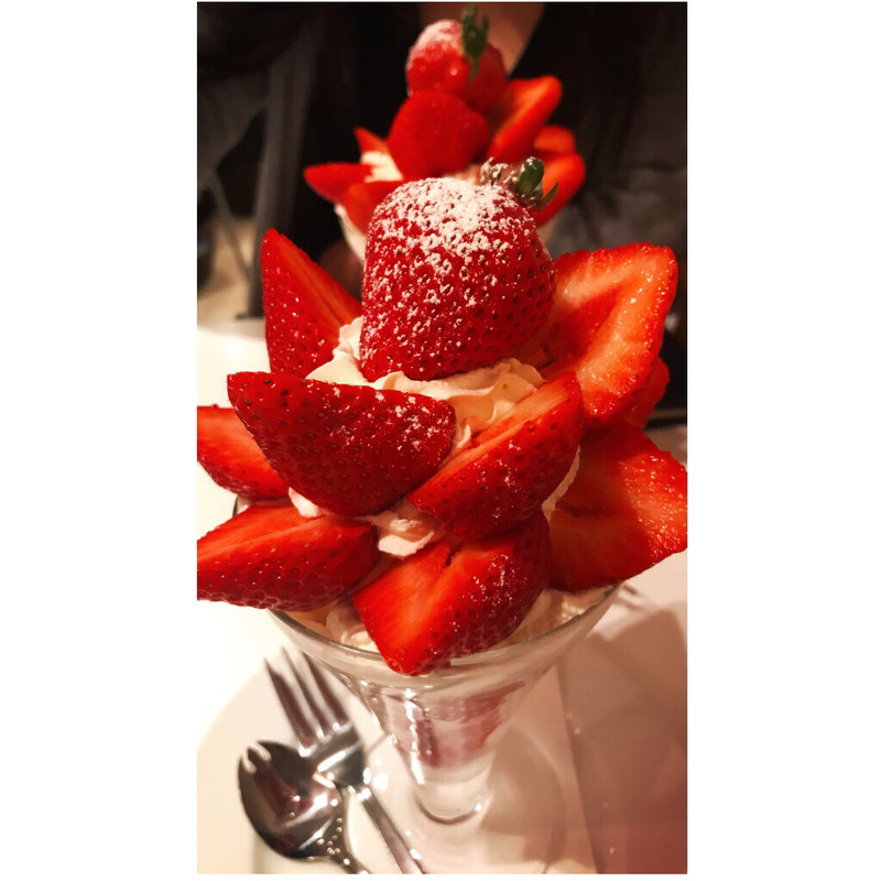 あまおうパフェ(果実園 東京店 )