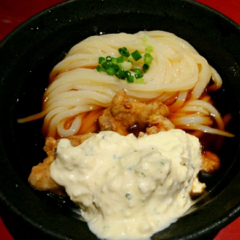 鳥天タルタルぶっかけ(山下本気うどん )