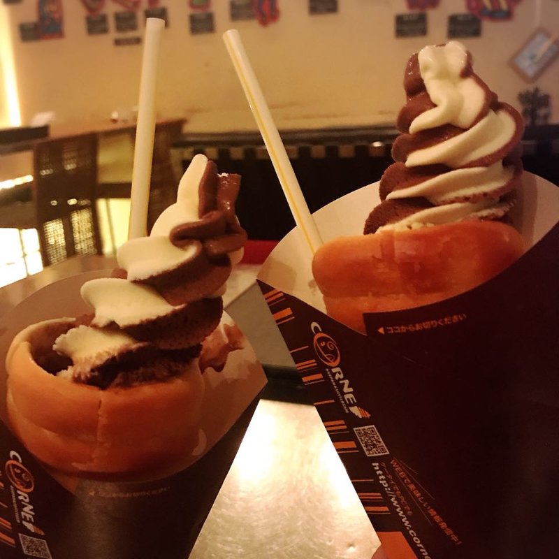 アイスコルネット(カフェ フランジパニ 六本木)