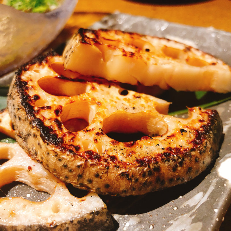 蓮根のトリュフ塩添え(なかめのてっぺん 本店 )