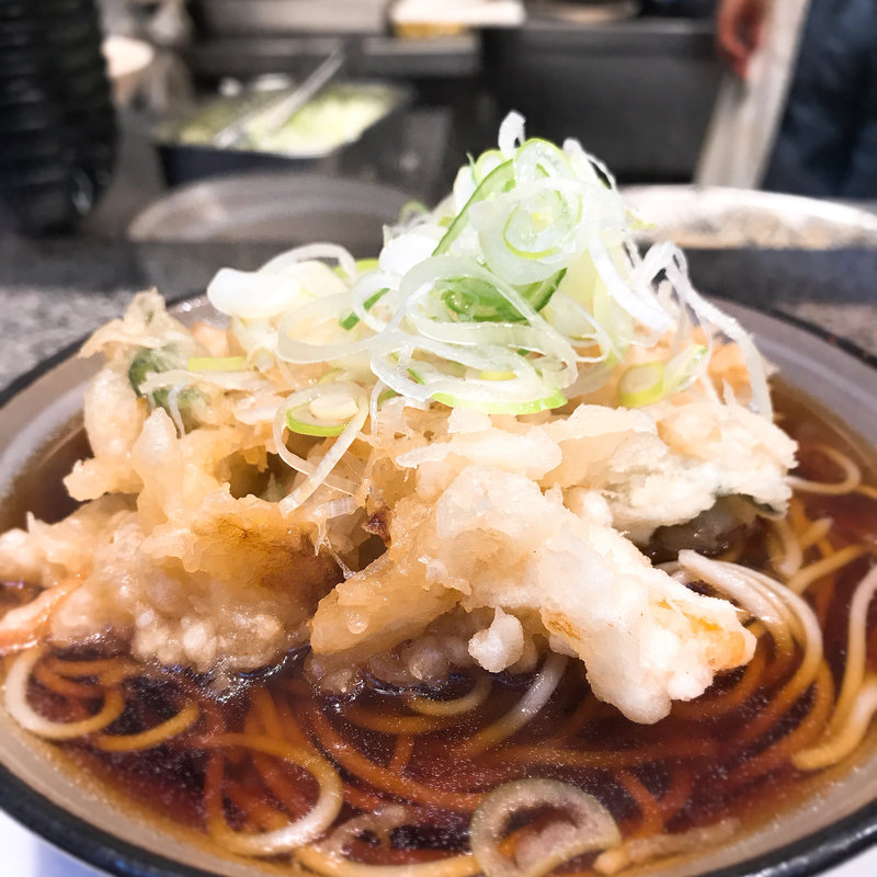 天ぷらそば(かめや 新宿店 )
