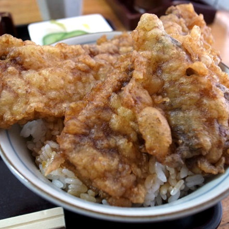 穴子天丼(手打ちそば こはら)