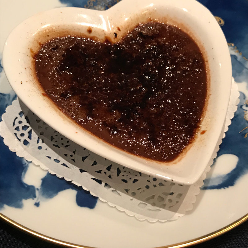 チョコレートのクリームブリュレ(スポンタネ )