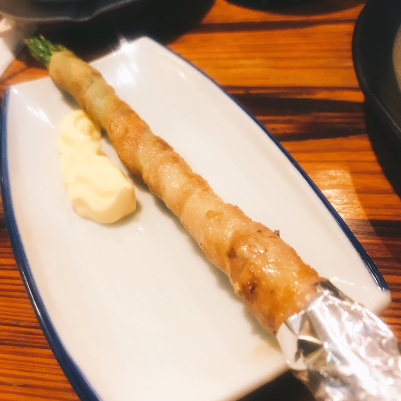 アスパラ巻き(焼鳥のぼせもん )