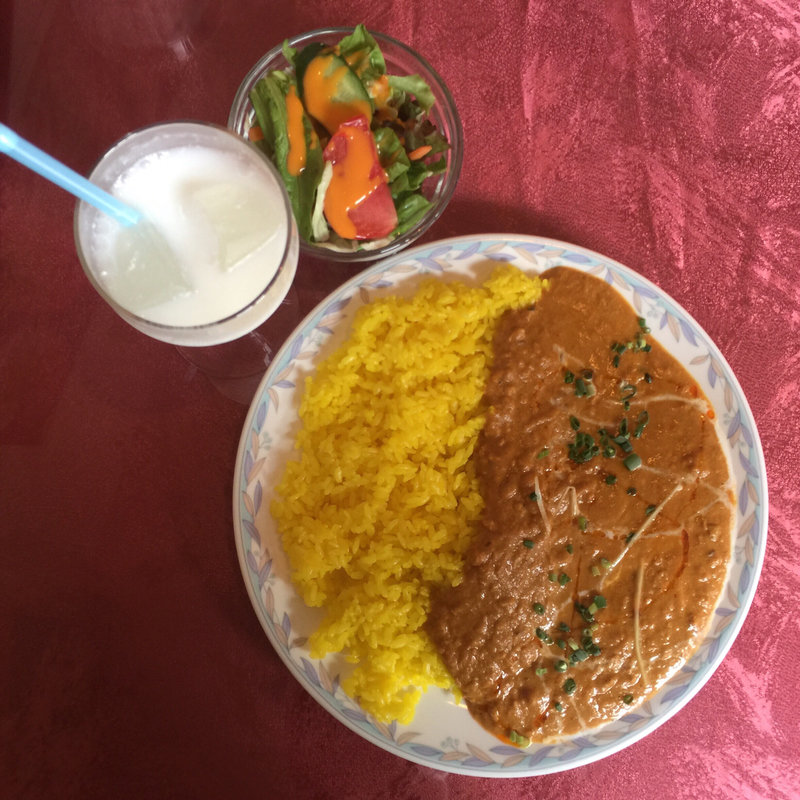 キーマカレーライスセット(ディプジョティ都立大学店)