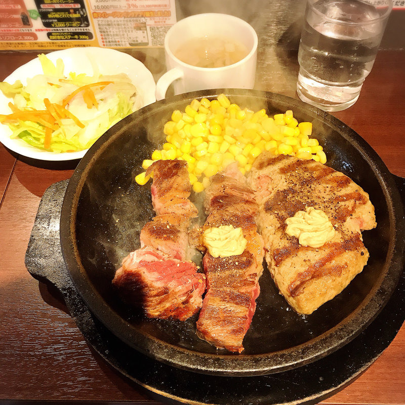 CABワイルドステーキ200g(いきなりステーキ 新橋日比谷口店)