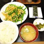 青椒肉絲定食