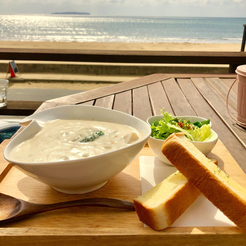 クラムチャウダー(CAFE DE BOCCO)