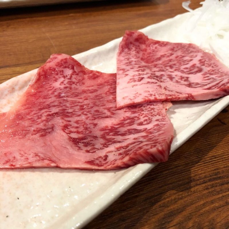 焼きしゃぶ(鉄板焼 京都 梅しん)