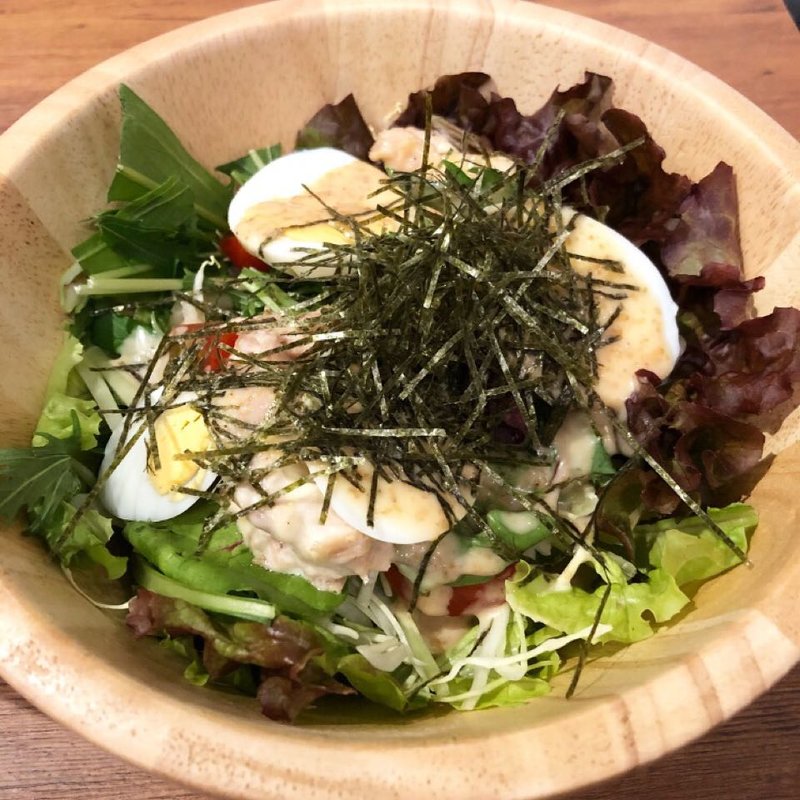 サラダ(鉄板焼 京都 梅しん)