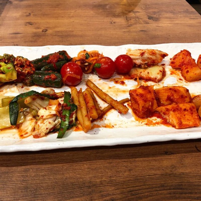 キムチ(鉄板焼 京都 梅しん)