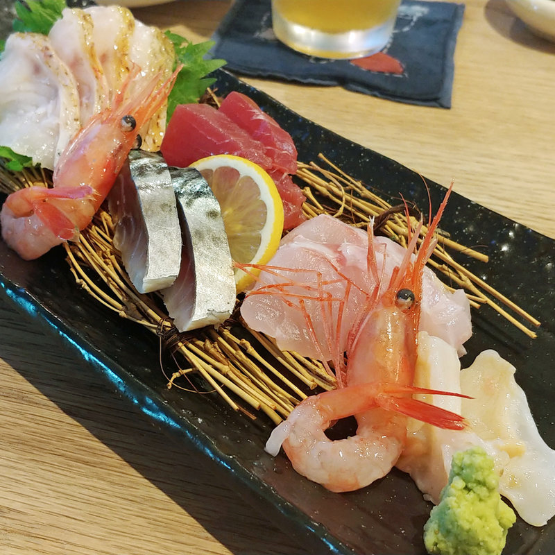 のどぐろ入り刺身盛り合わせ(旬菜ダイニング 千の恵み)