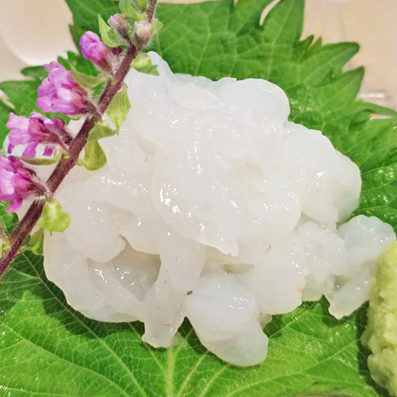 白えび刺し(旬菜ダイニング 千の恵み)