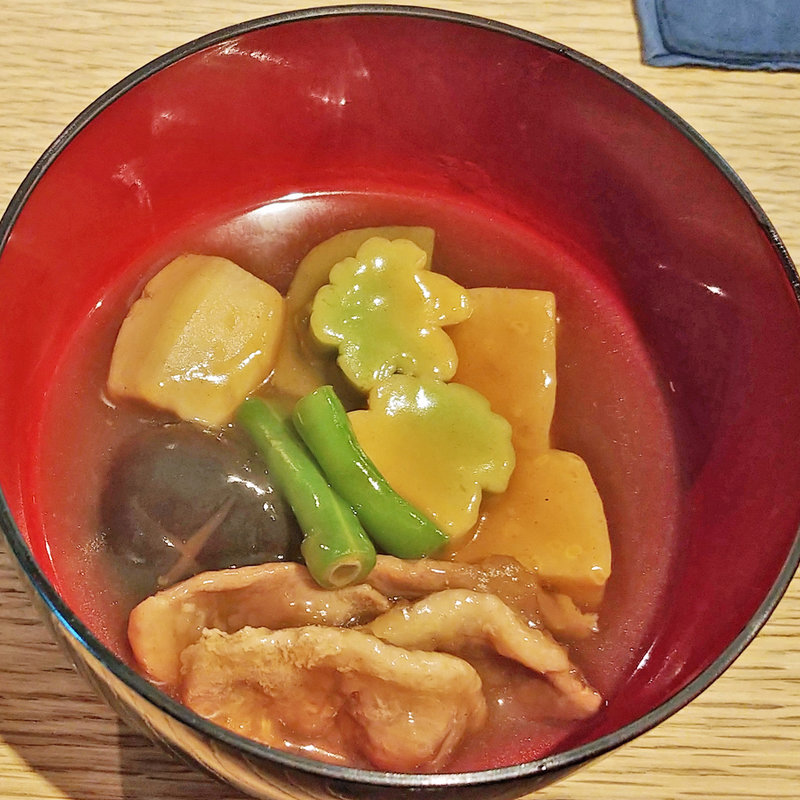 金沢の味 鴨の治部煮(旬菜ダイニング 千の恵み)