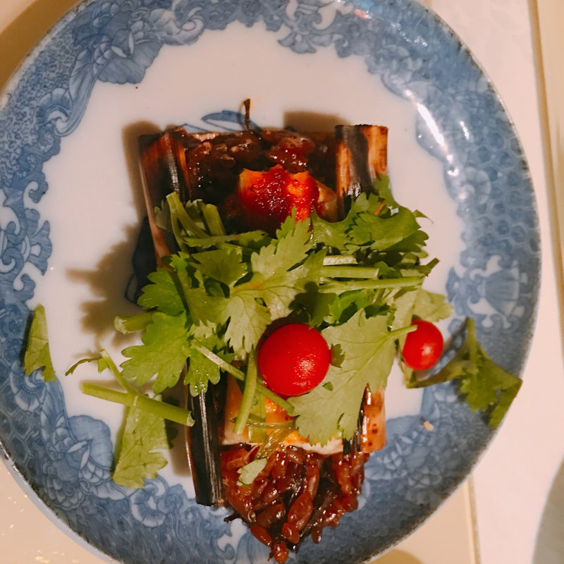 穴子のクミン焼き ちまき仕立て(酒中花 空心  （シュチュウカ クウシン）)