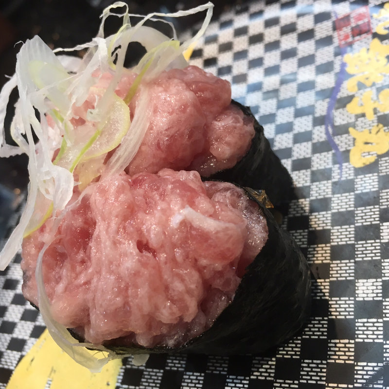 ネギトロ軍艦(すし銚子丸 保木間店)