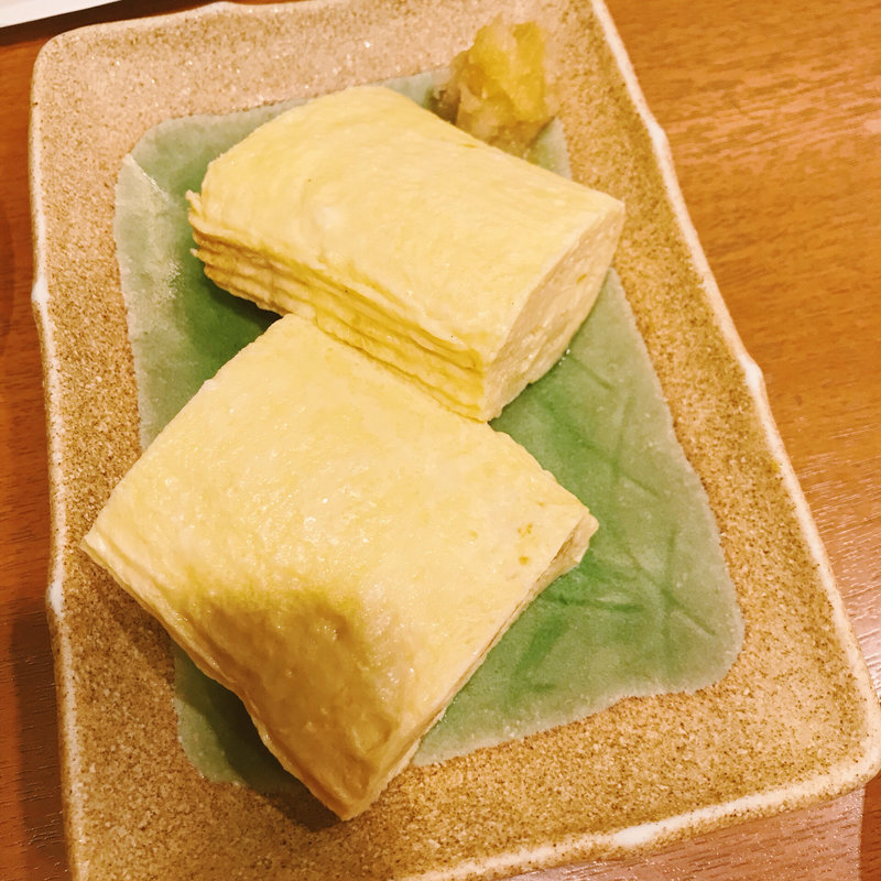 だし巻き卵(炭焼き うなぎの魚伊 天五店)