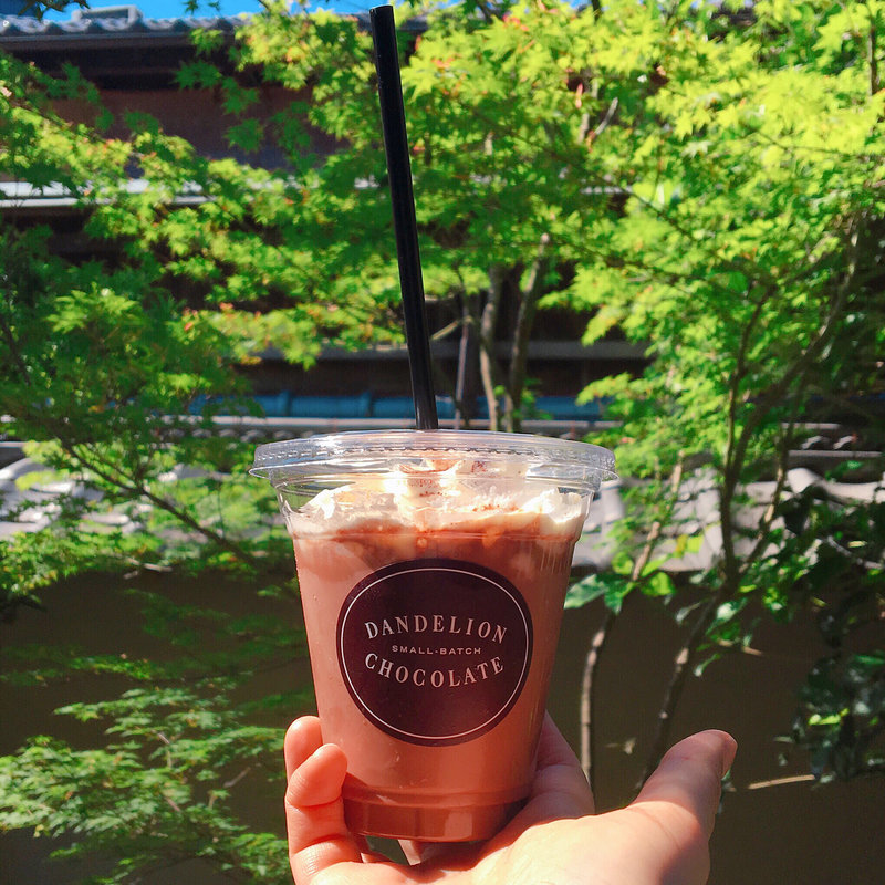 フローズンホットチョコレート(ダンデライオン・チョコレート京都東山一念坂)