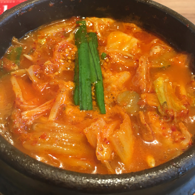 牛もつチゲ鍋(カフェ シジャン 明石駅ピオレ２Ｆ店)