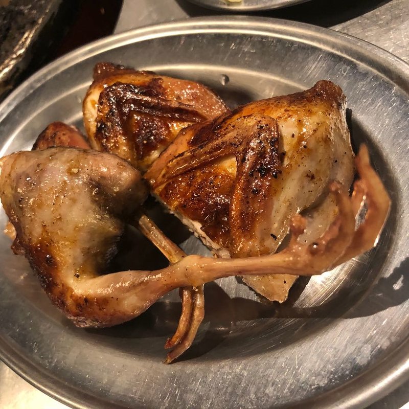 うずら(焼ジビエ 罠 炭打 中目黒)