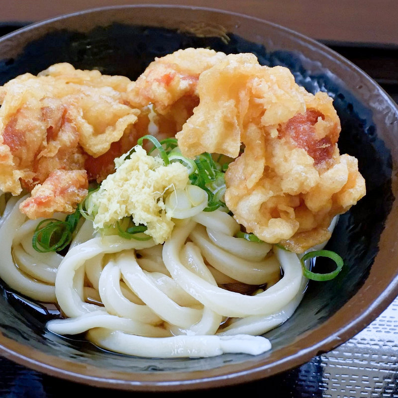 とり天ぶっかけ冷（ぶっかけ冷+とり天）(てら屋うどん （てらやうどん）)