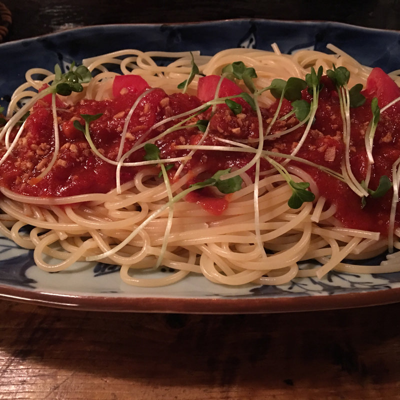 とまとチリスパゲッティ(ファニー七山)