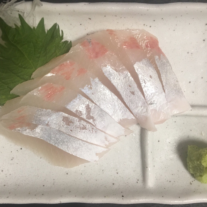 カンパチ刺し身(焼き鳥大成)